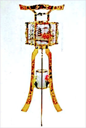 金聖久灯二連ゴールド